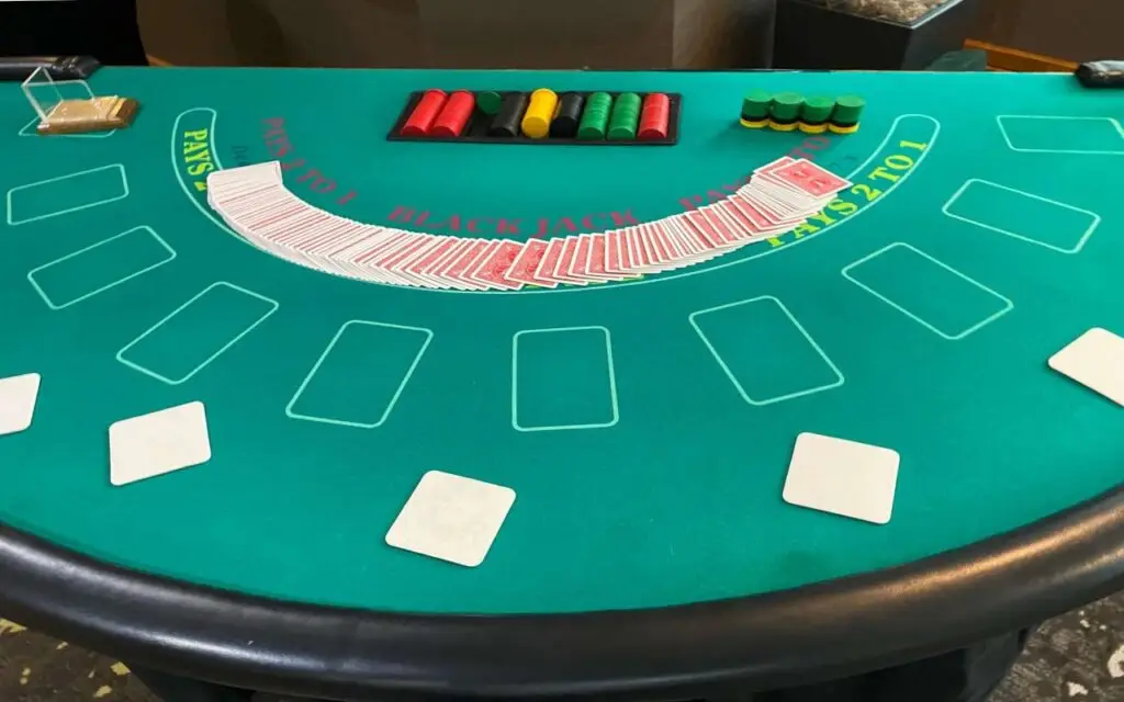 Blackjack Table Rentals Let it Ride Casino Entertainment