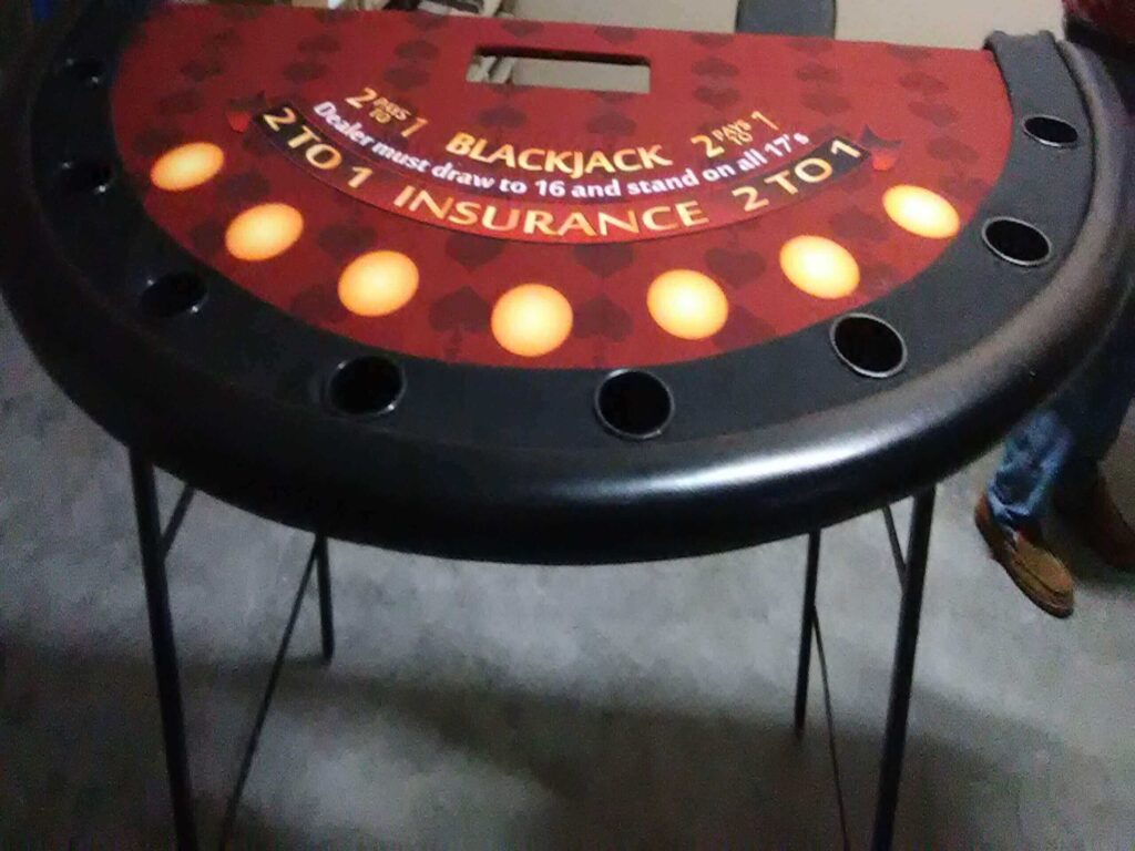Blackjack Table Rentals Hosted by Let it Ride Casino Entertainment