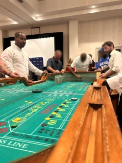 12ft Craps Table Rental with Players and Dealer